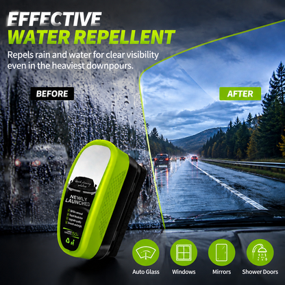 ✨Oil Film Remover Glass Cleaning Brush – For Windshield, Mirrors & Windows