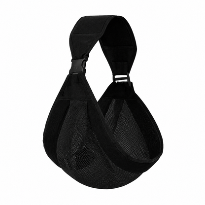 🌬️Adjustable One-Shoulder Strap – Breathable mesh hip belt, unisex fit.