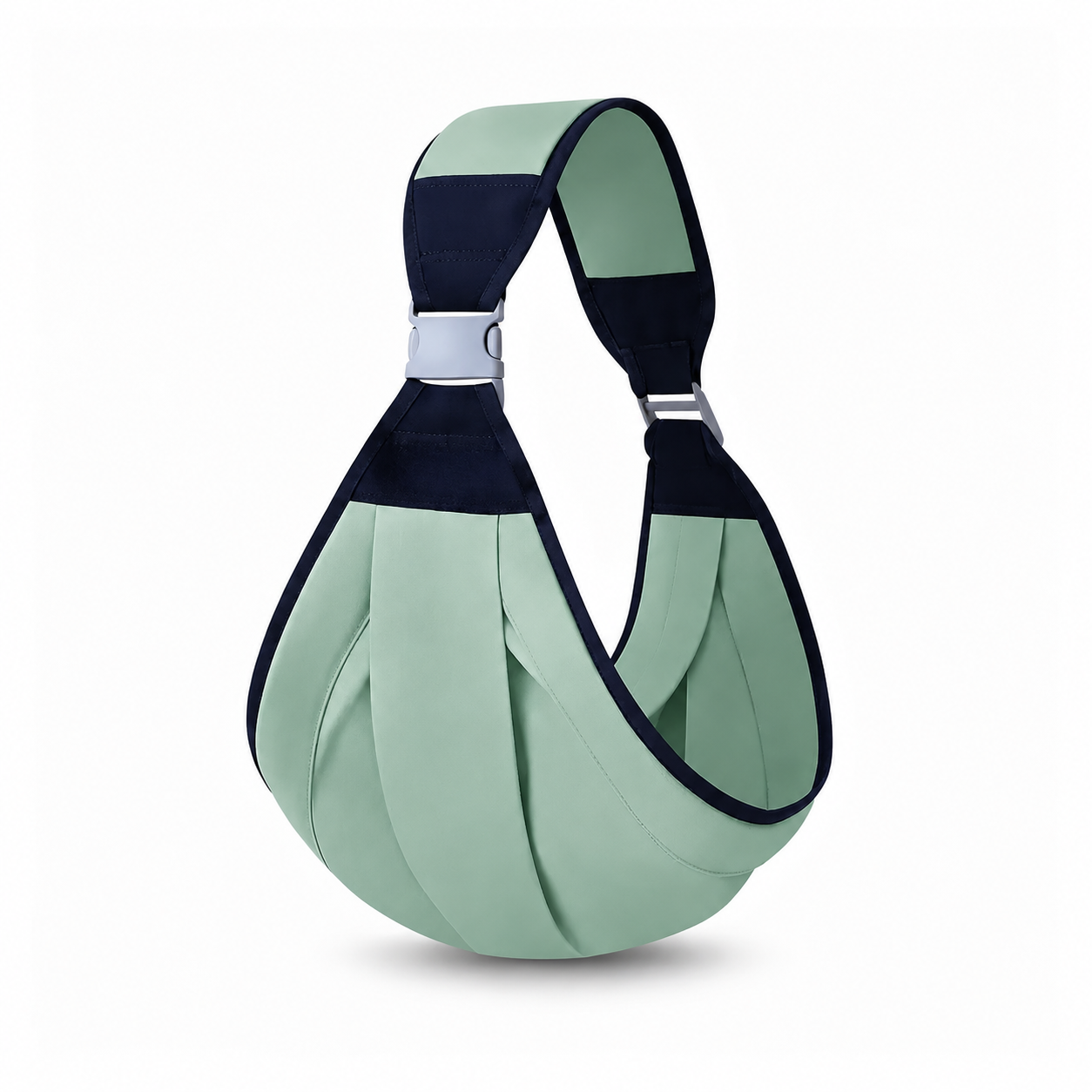 🌬️Adjustable One-Shoulder Strap – Breathable mesh hip belt, unisex fit.