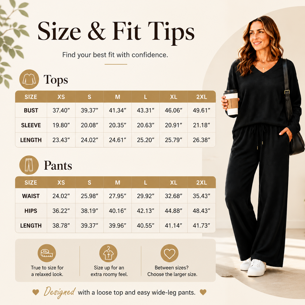 🌸 Effortless V-Neck Lounge Set – Wide Leg, Soft & Stylish